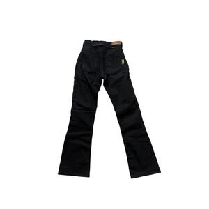 Iron Workers 0398 Women's Black Jeans Denim size 6 Reinforced Knees Motorcycle